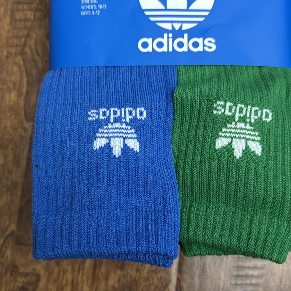 Adidas Originals Crew Multi Sport Socks 6 Pack Size L - Picture 6 of 17